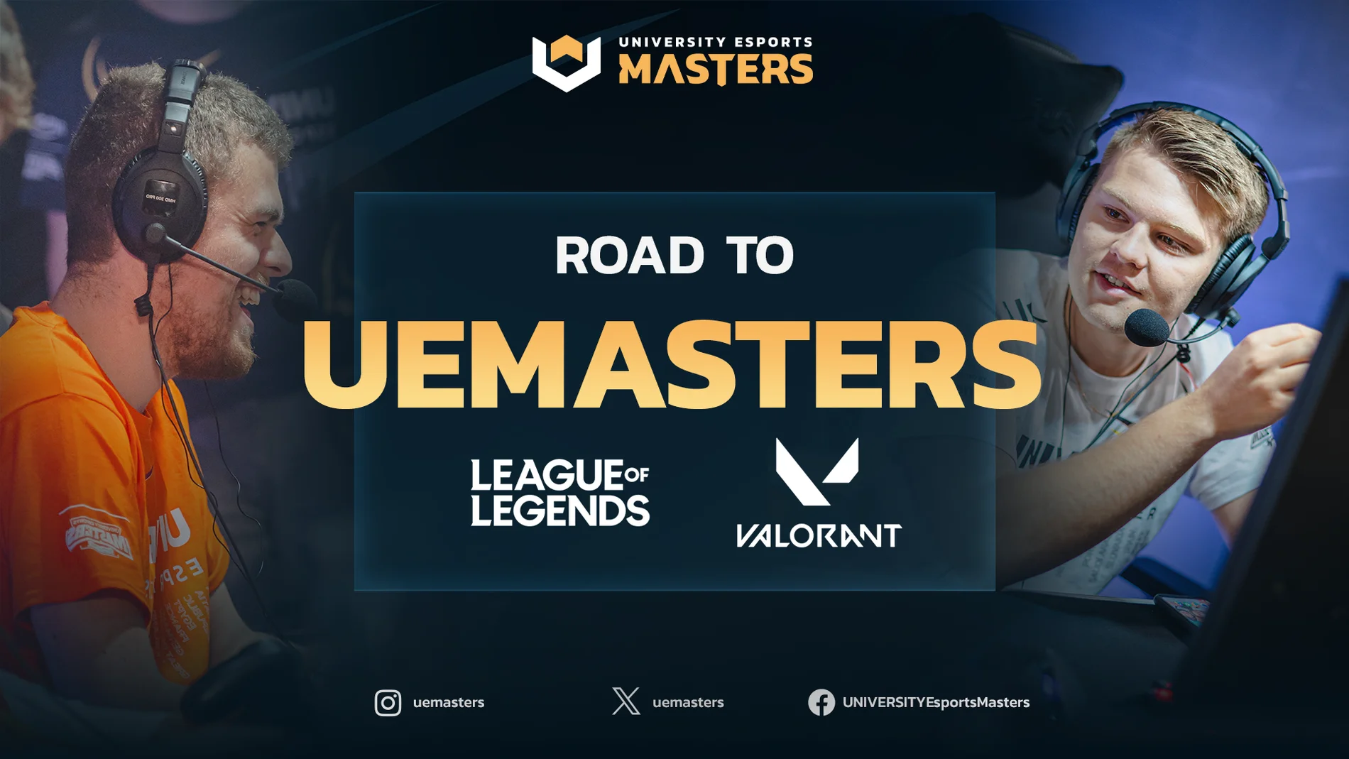 Las inscripciones para el clasificatorio Road to UEM 25 estarán abiertas para League of Legends y VALORANT hasta el 2 de mayo