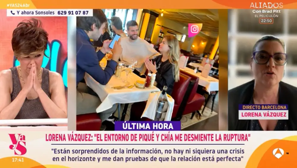 Lorena Vázquez, sobre la supuesta ruptura de Clara Chía y Piqué: "No han querido quedarse callados"