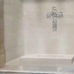 Primera imagen de la tumba del Papa