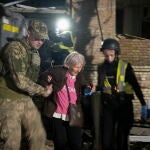 Aftermath of overnight strike on Kyiv