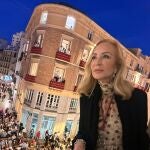 Carmen Lomana en la Semana Santa de Málaga
