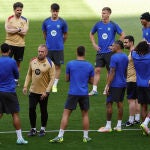 Entrenamiento del FC Barcelona