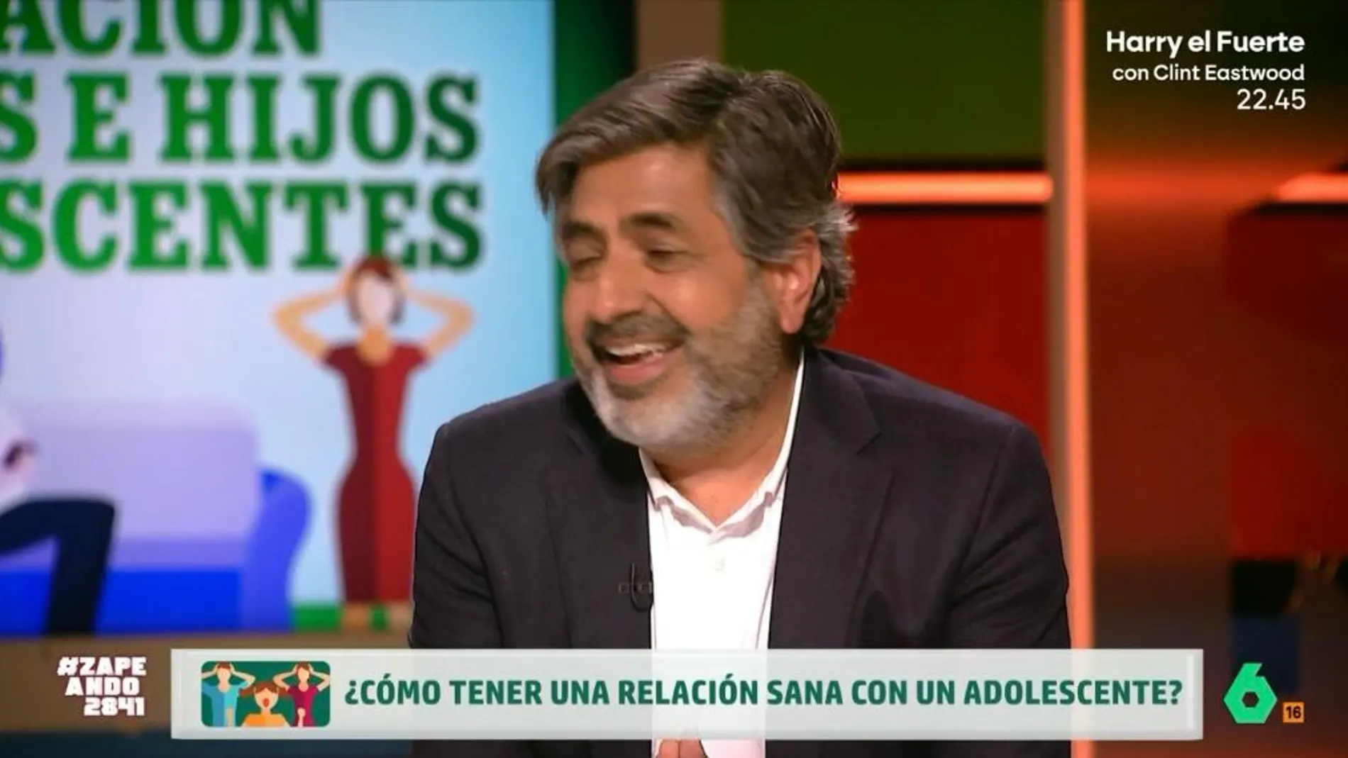 Arun Manshukani durante el programa Zapeando