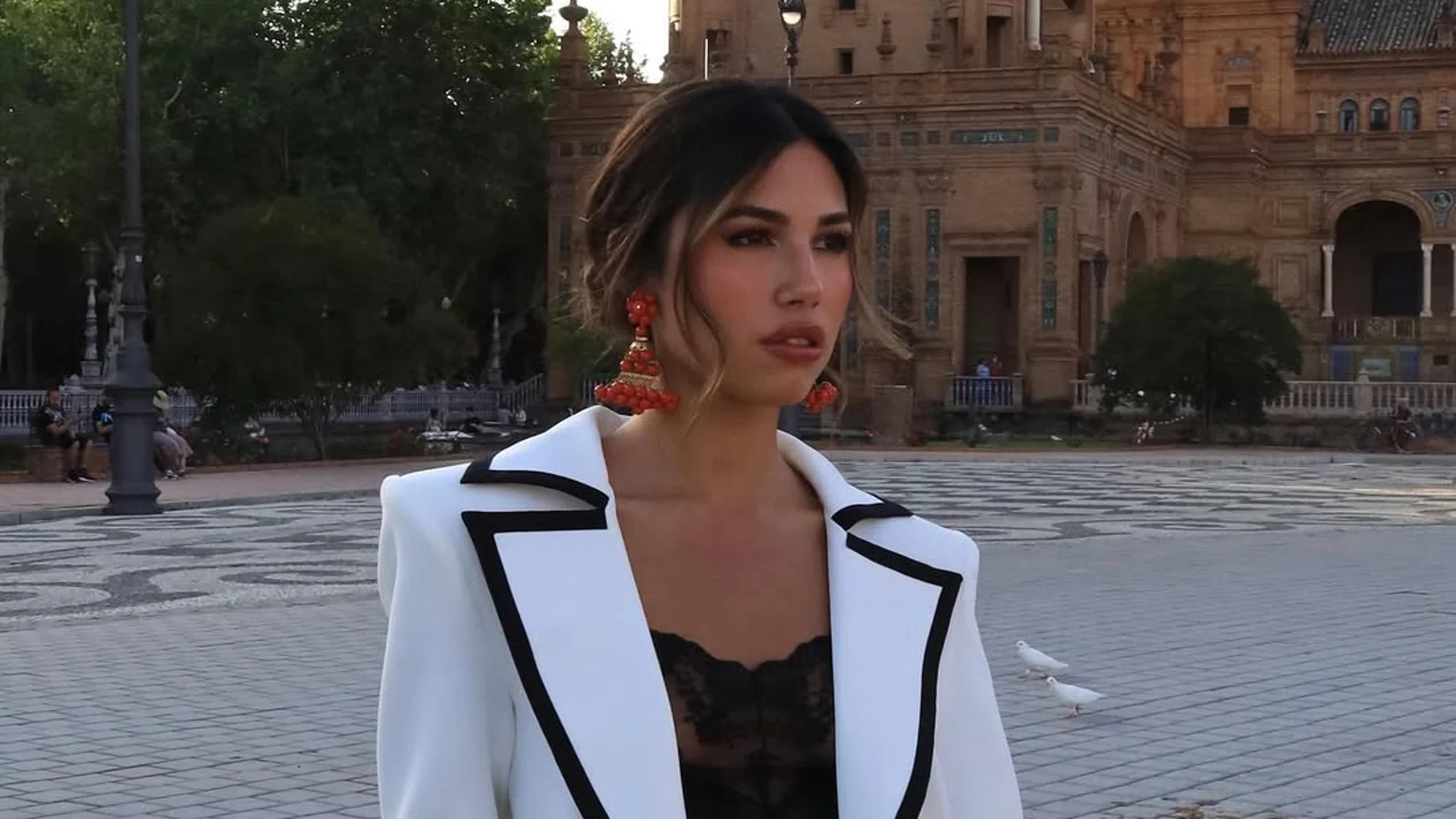 María Segarra en la Feria de Abril 2024.