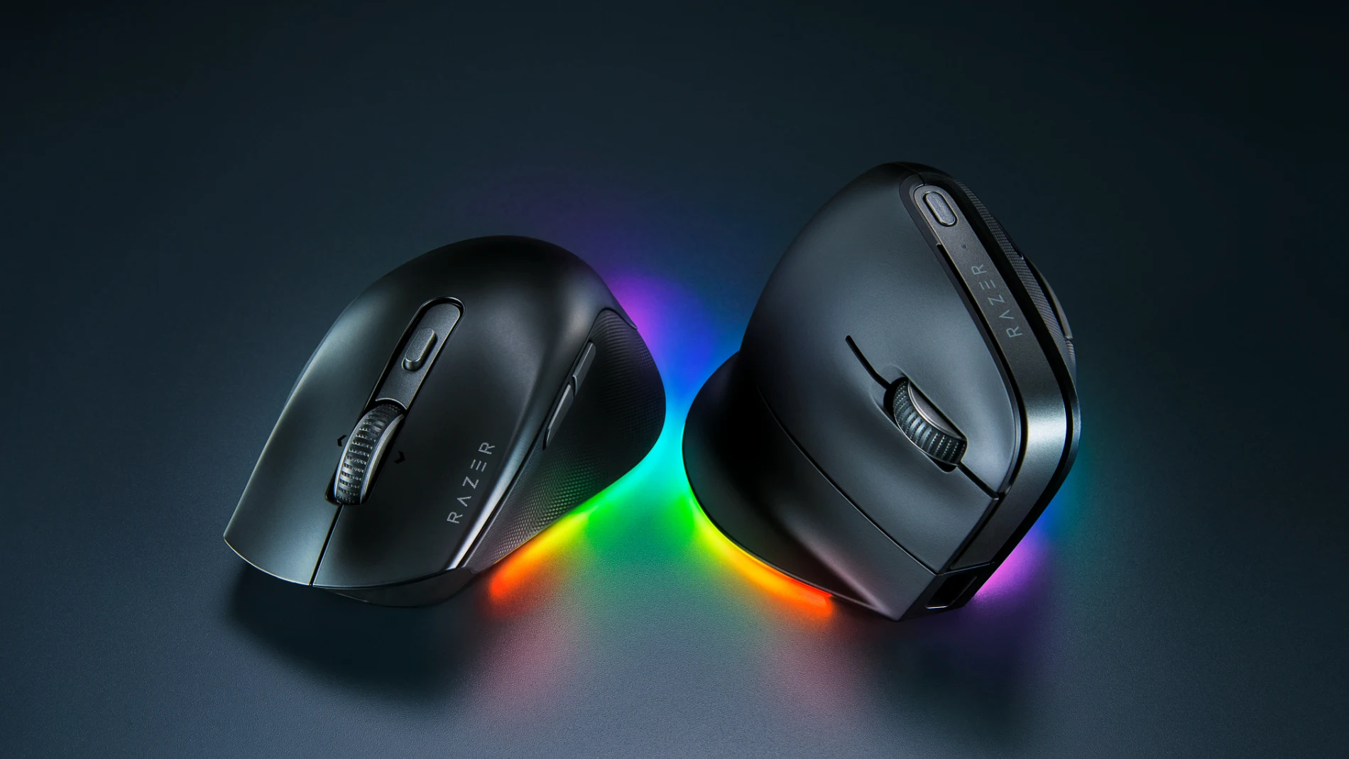 Los nuevos Razer Pro Click V2 y Razer Pro Click V2 Vertical Edition cuentan con unas bonitas luces RGB en su base