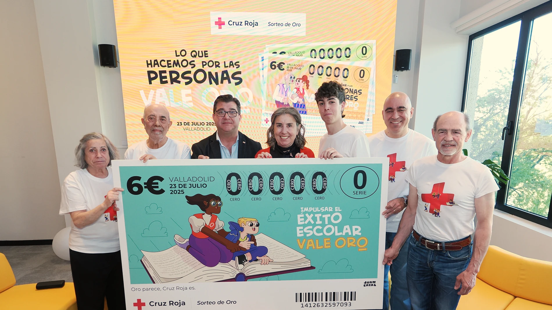 Cruz Roja presenta a Valladolid como sede del Sorteo de Oro de Cruz Roja 2025, así como la campaña de medios del evento nacional. Atenderá a los medios la presidenta autonómica de Cruz Roja en Castilla y León, Rosa Urbón y el presidente de Cruz Roja en Valladolid, Juan José Zancada.