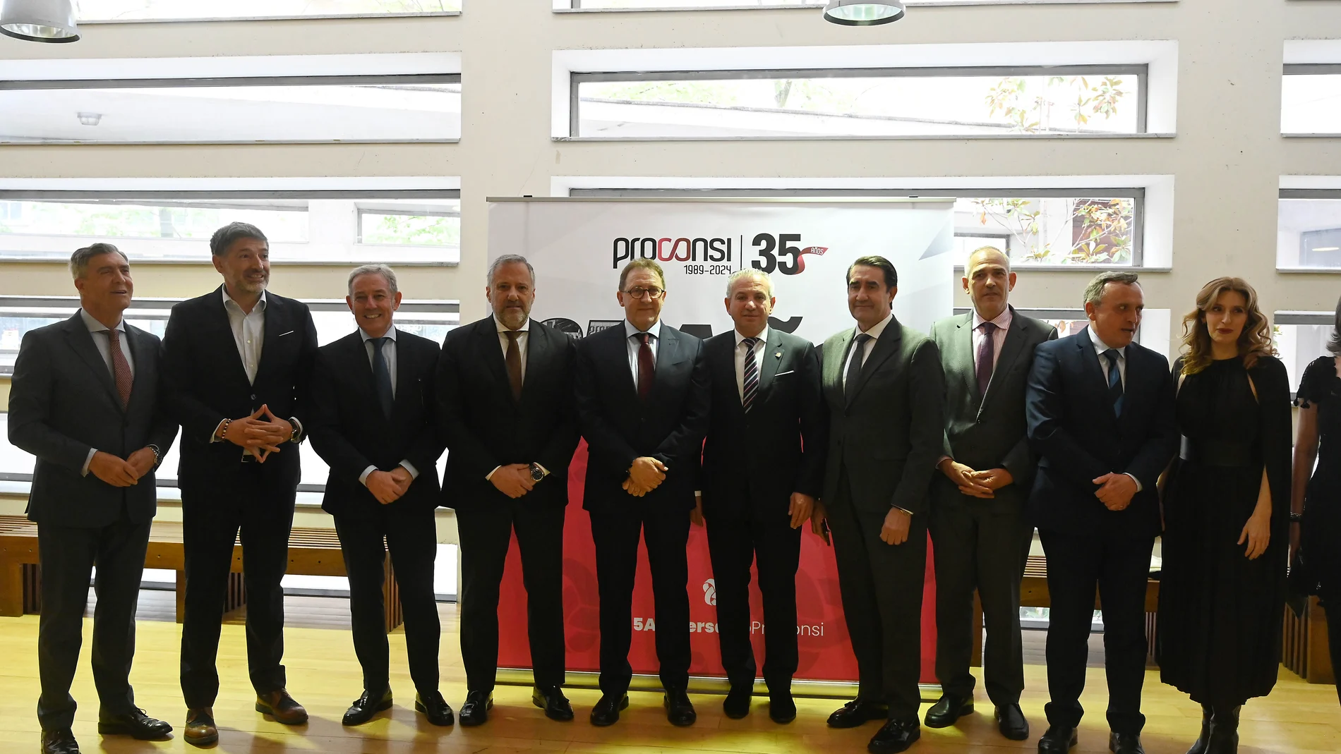 Autoridades en la gala de Proconsi celebrada en León
