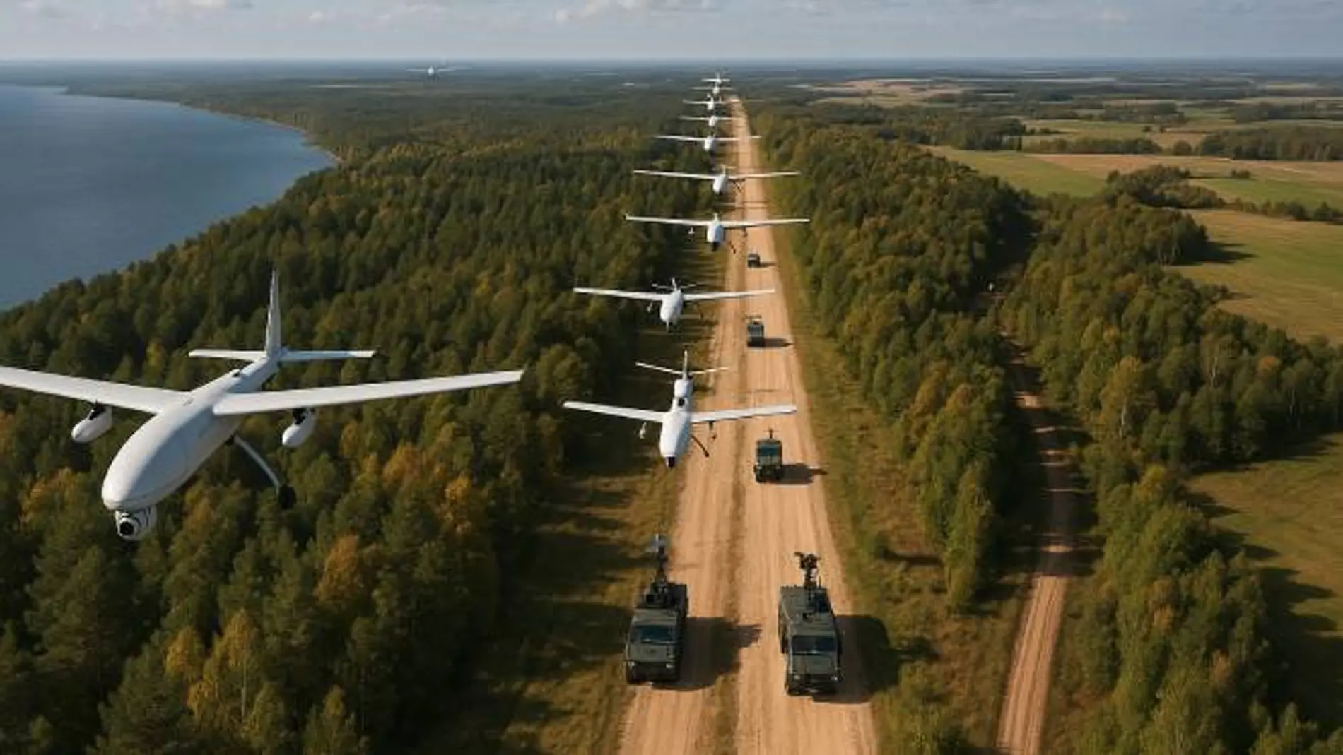 El ‘muro de drones’ de 3.000 kilómetros con el que la OTAN quiere proteger Europa de Rusia.