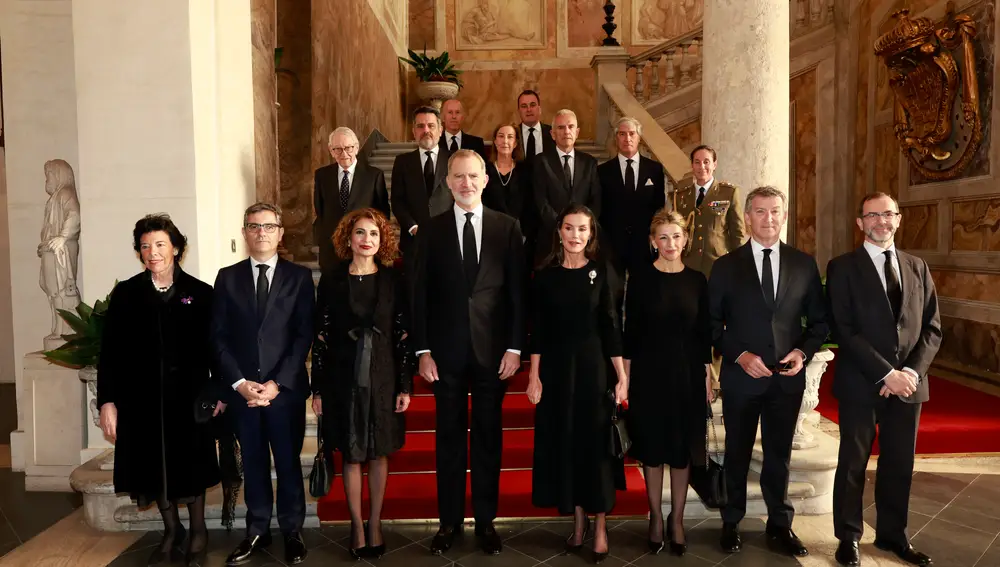 Los reyes de España en Roma para asistir al funeral del papa