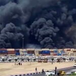 Explosion at Rajaie port in city of Bandar Abbas, southern Iran