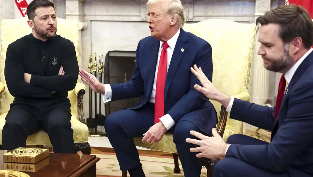 Ucrania.- Trump y Zelenski mantienen una reunión "muy productiva" en Roma antes de asistir al funeral del Papa Francisco