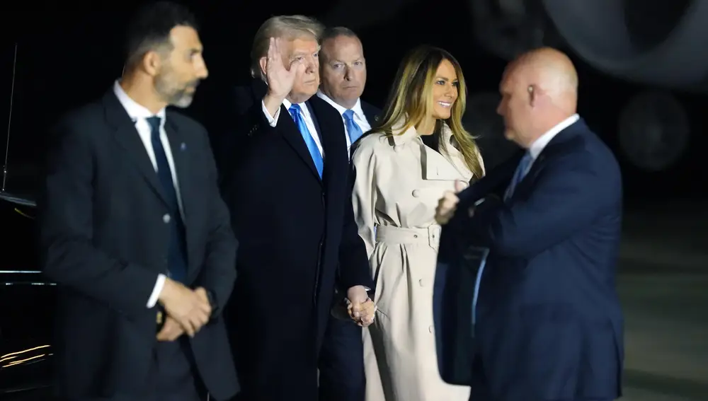 US President Trump arrives in Rome for Pope Francis funeral