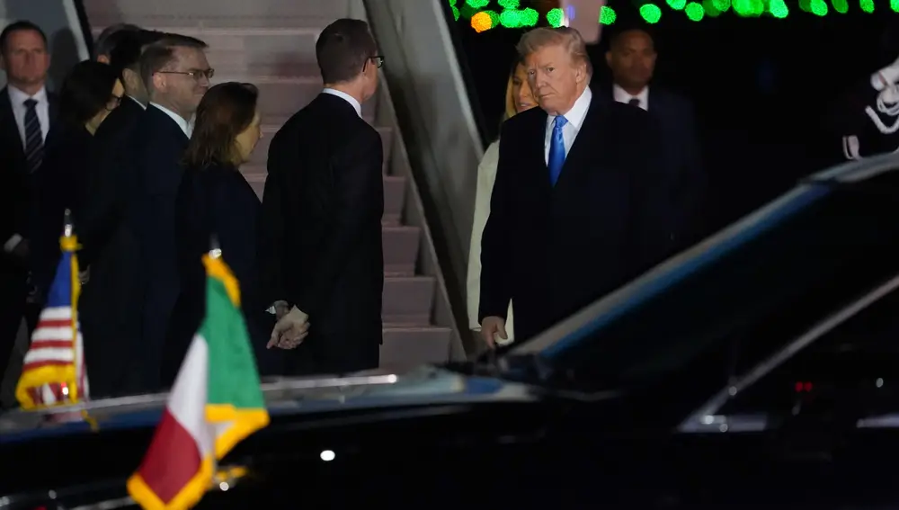 US President Trump arrives in Rome for Pope Francis funeral