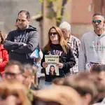 Los familiares de Esther López urgen durante un homenaje a la apertura del juicio oral