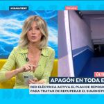 Susanna Griso en la emisión en directo