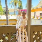 Eugenia Martínez de Irujo y su look blanco.