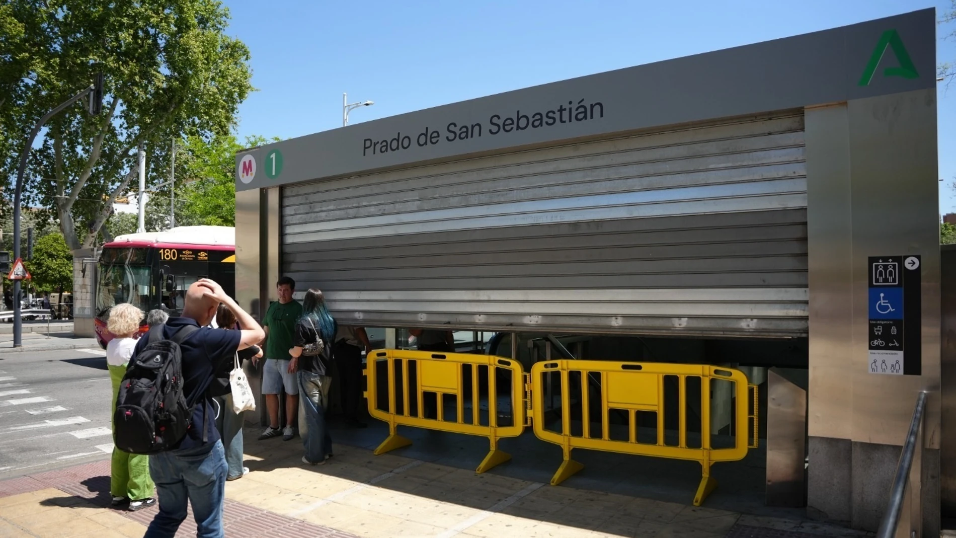 La parada de metro del Prado de San Sebastián