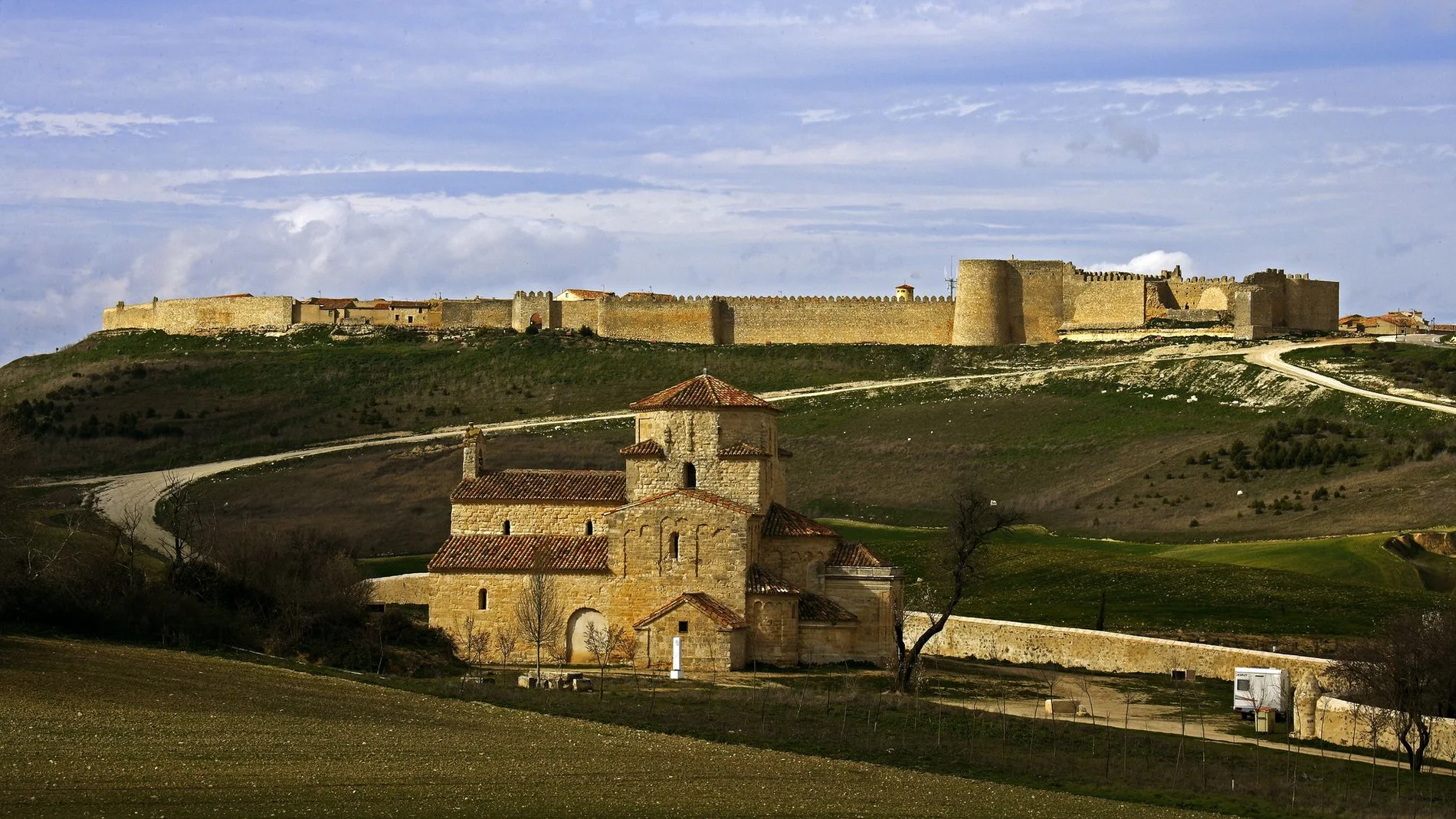 Panorámica de la localidad vallisoletana de Urueña