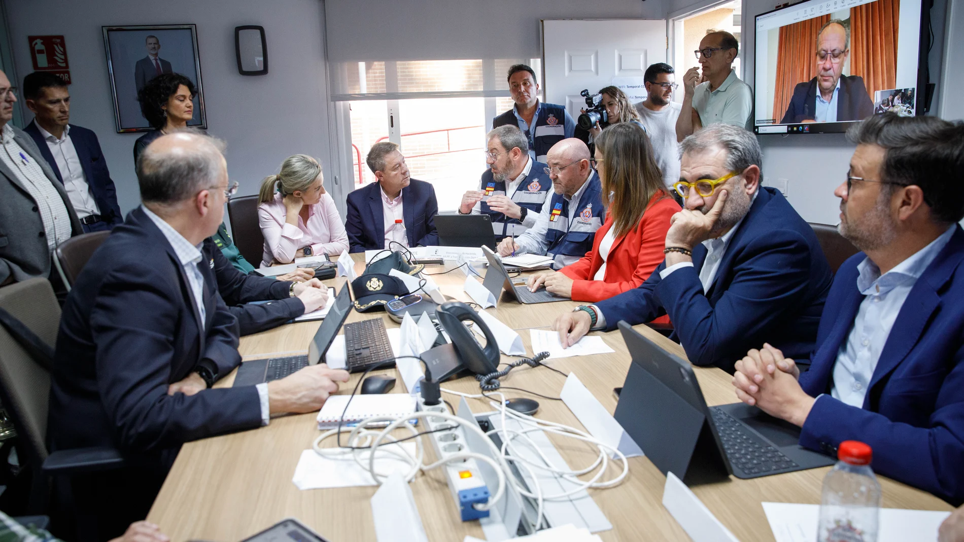 El jefe del Ejecutivo regional preside una nueva reunión del CECOPI