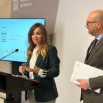 La vicealcaldesa de Murcia, Rebeca Pérez, en rueda de prensa