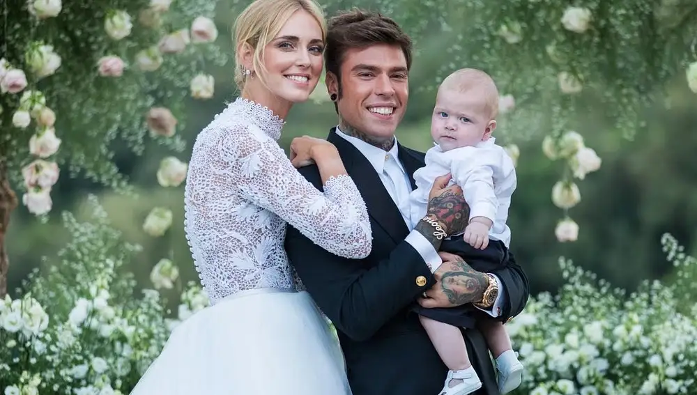 Ferragni y Fedez se casaron en 2018, meses después del nacimiento de Leo, su primogénito