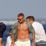 David Beckham en Saint Tropez