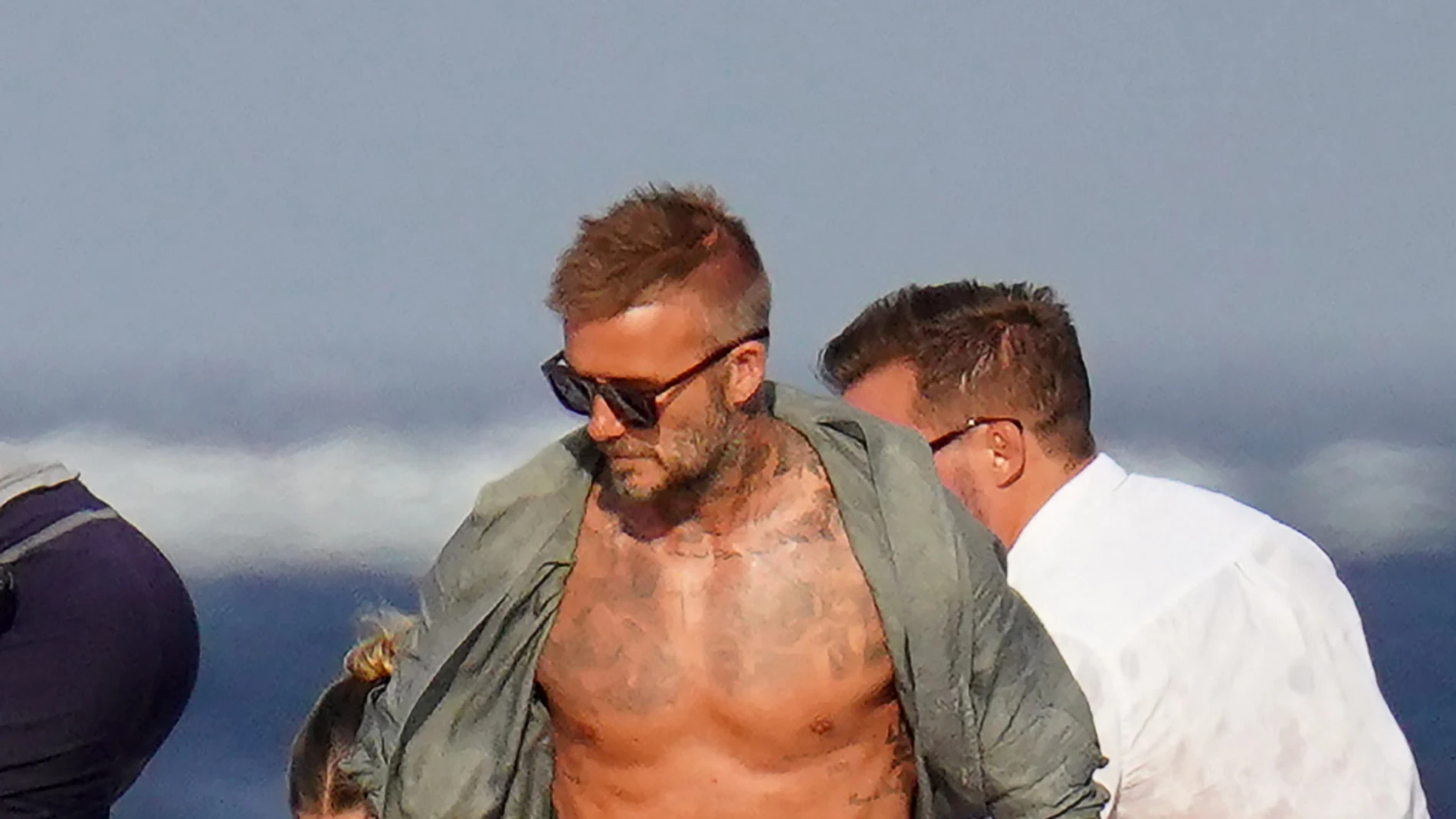 David Beckham en Saint Tropez