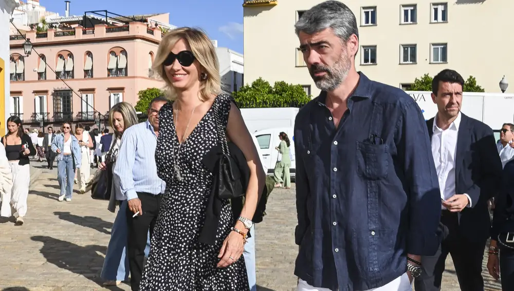 Susanna Griso en Sevilla junto a su nuevo novio.