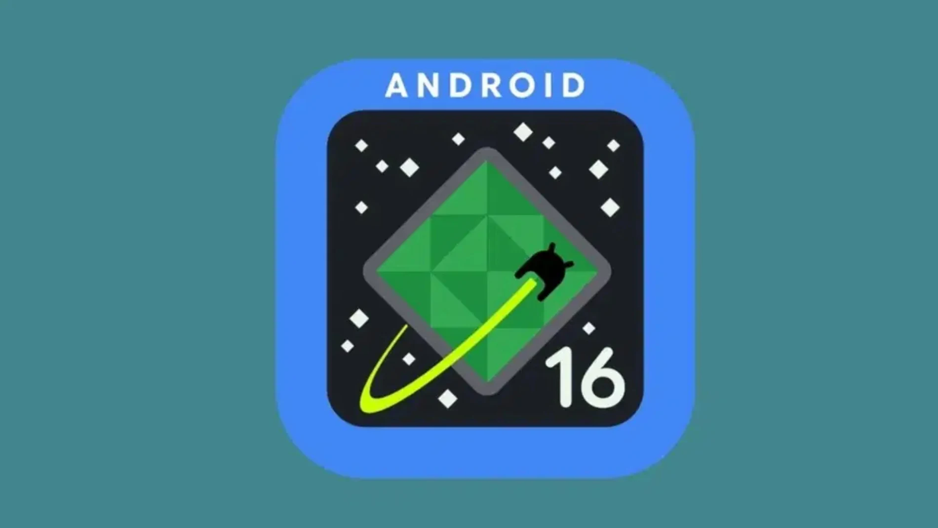 El logo de Android 16, la próxima versión del sistema operativo para móviles de la gran G