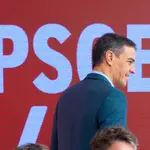 El presidente del Gobierno y secretario general del PSOE, Pedro Sánchez, preside la reunión de la Comisión Ejecutiva Federal en la sede Ferraz.