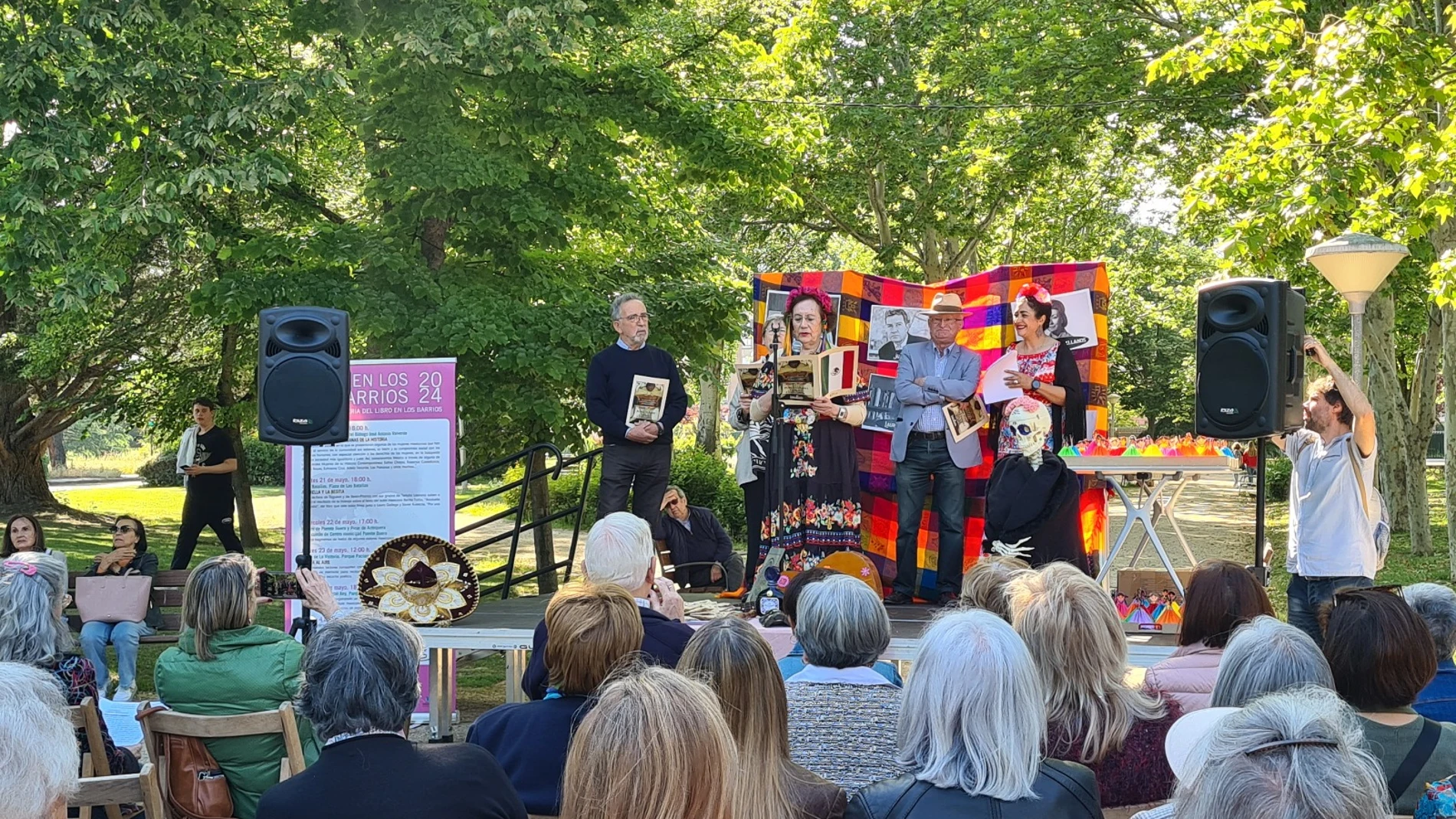 Lectura durante el programa "Leen los barrios" del pasado año en Valladolid
