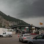El control de acceso entre Gibraltar y La Línea