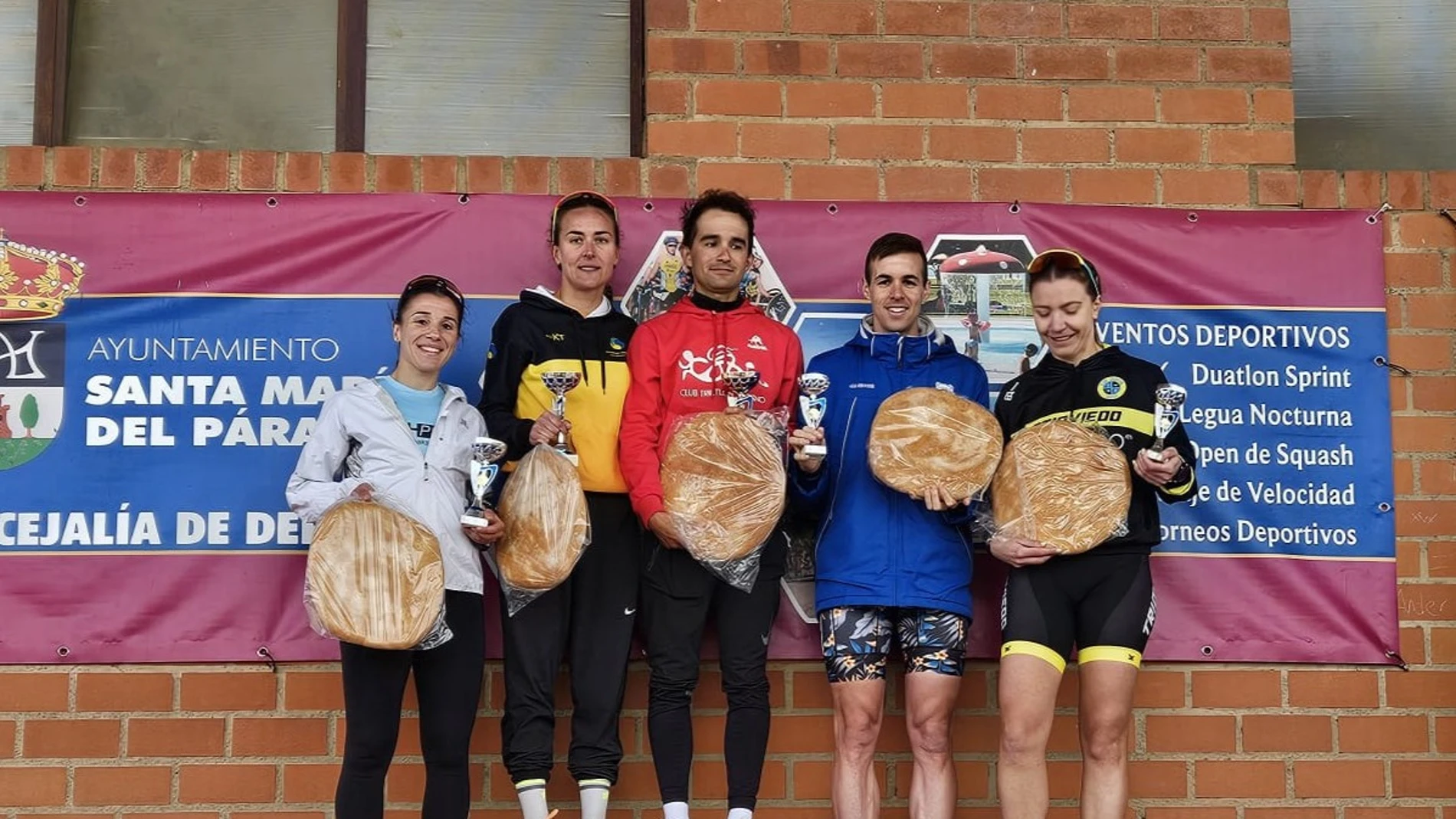 Ganadores del Duatlón de Santa María del Páramo