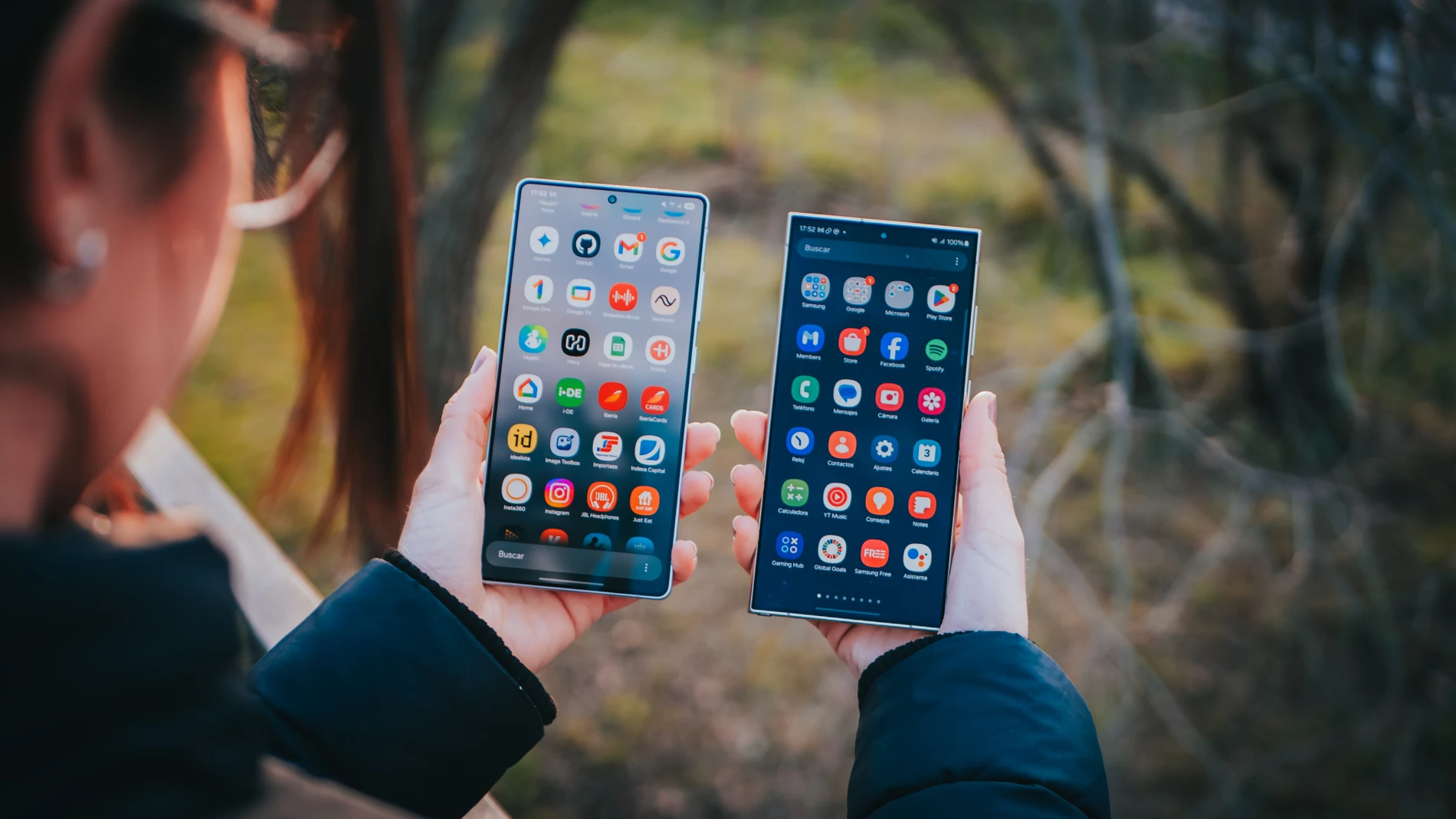 Dos smartphones de Samsung