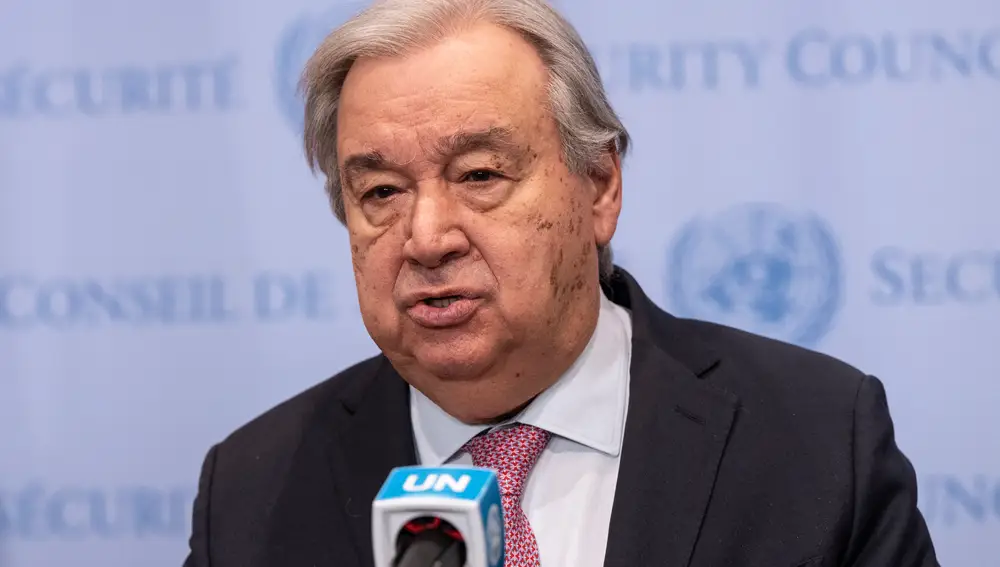 Guterres expresa su "alarma" por la intención de Israel de ampliar la ofensiva militar en la Franja de Gaza