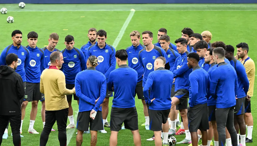 Entrenamiento del FC Barcelona