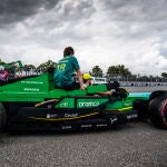 Fernando Alonso, durante el pasado fin de semana en Miami
