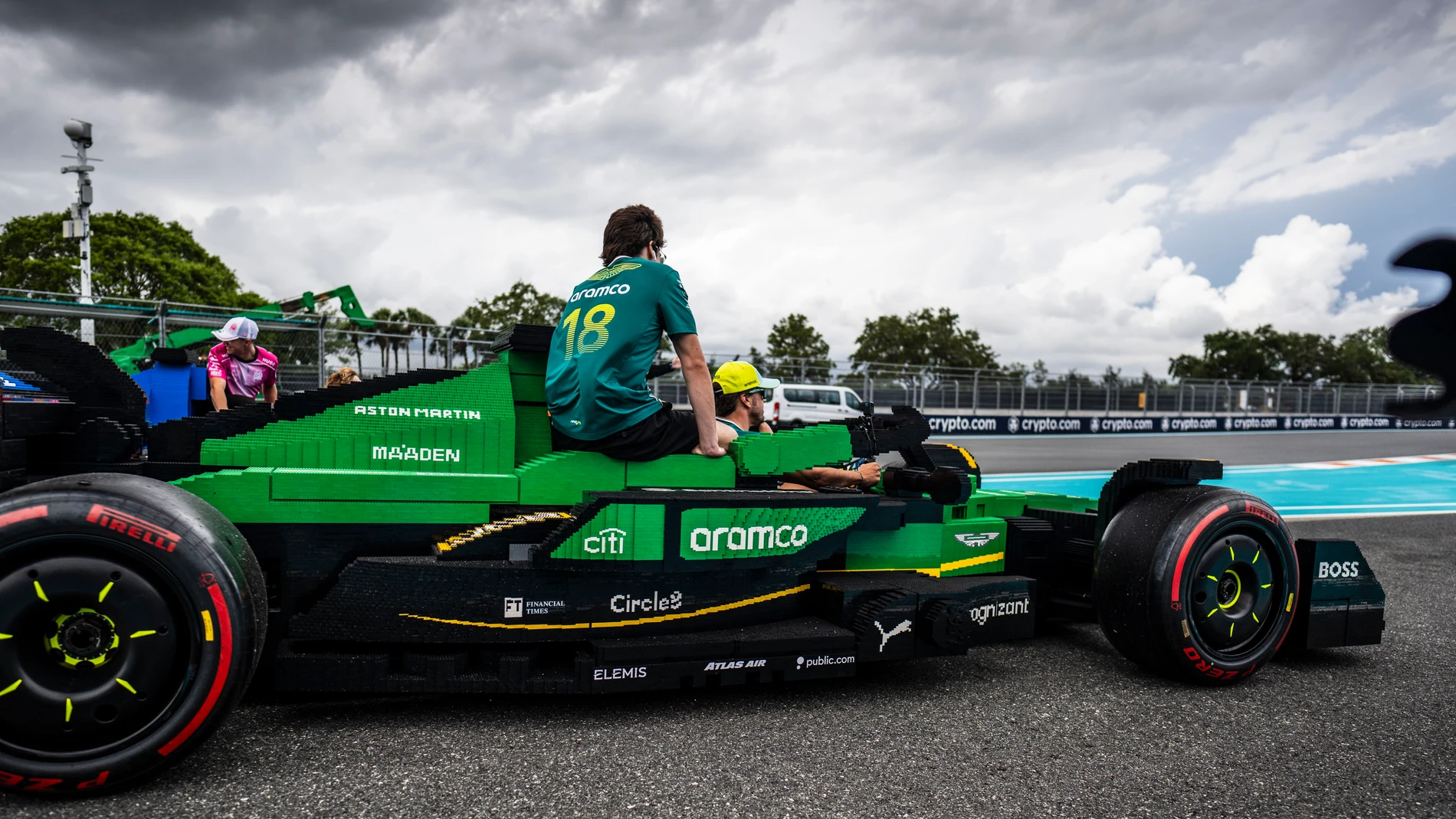 Fernando Alonso, durante el pasado fin de semana en Miami