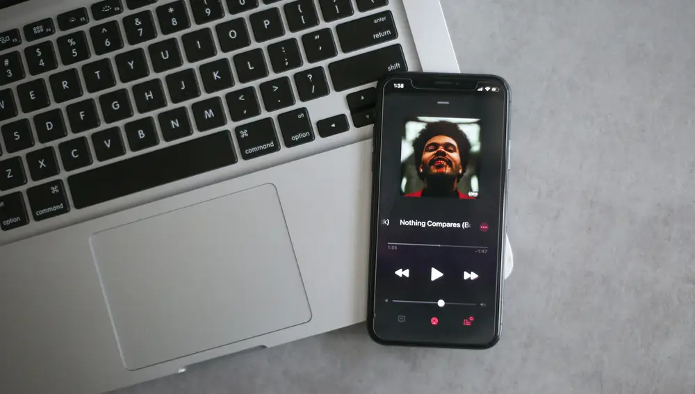 Apple Music en un iPhone