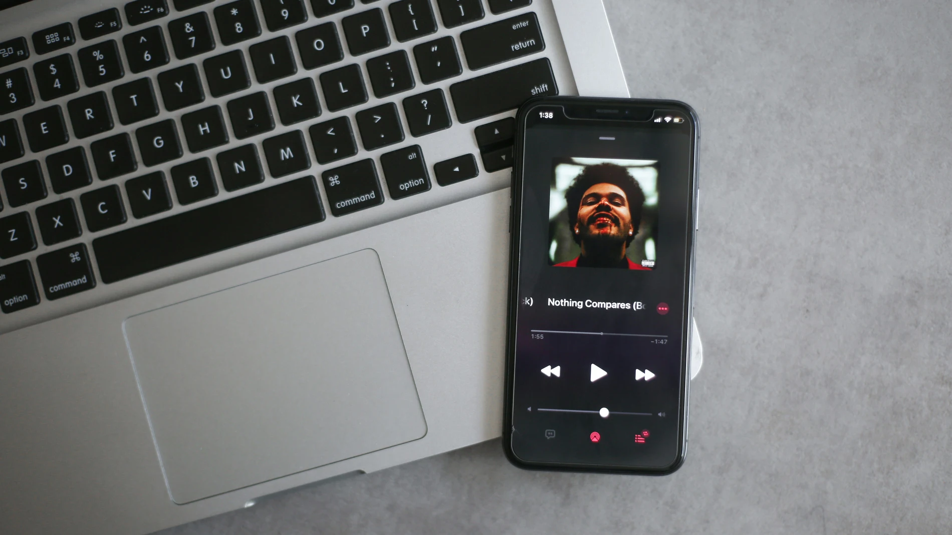 Apple Music en un iPhone