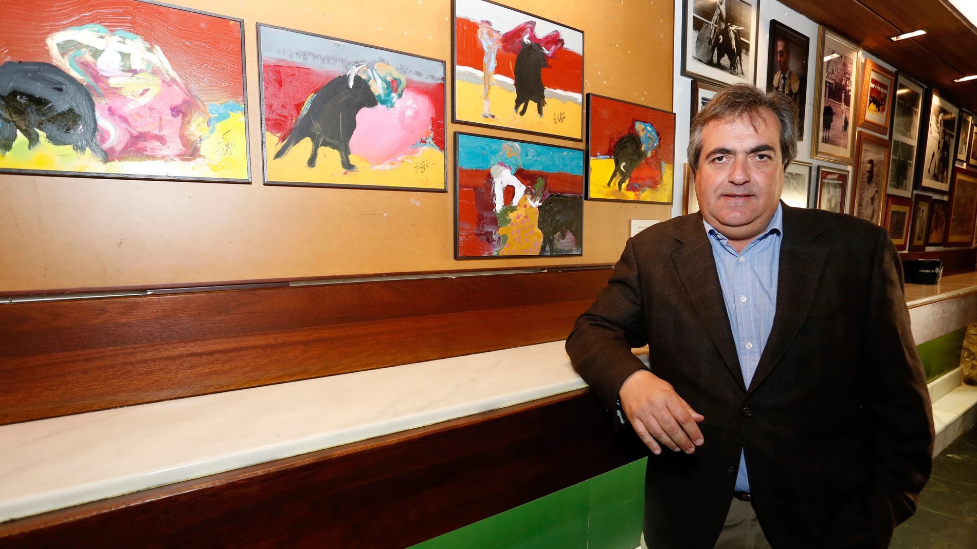Manuel Cachafeiro, delegado de El Diario de León en El Bierzo, era conocido por sus pinturas taurinas