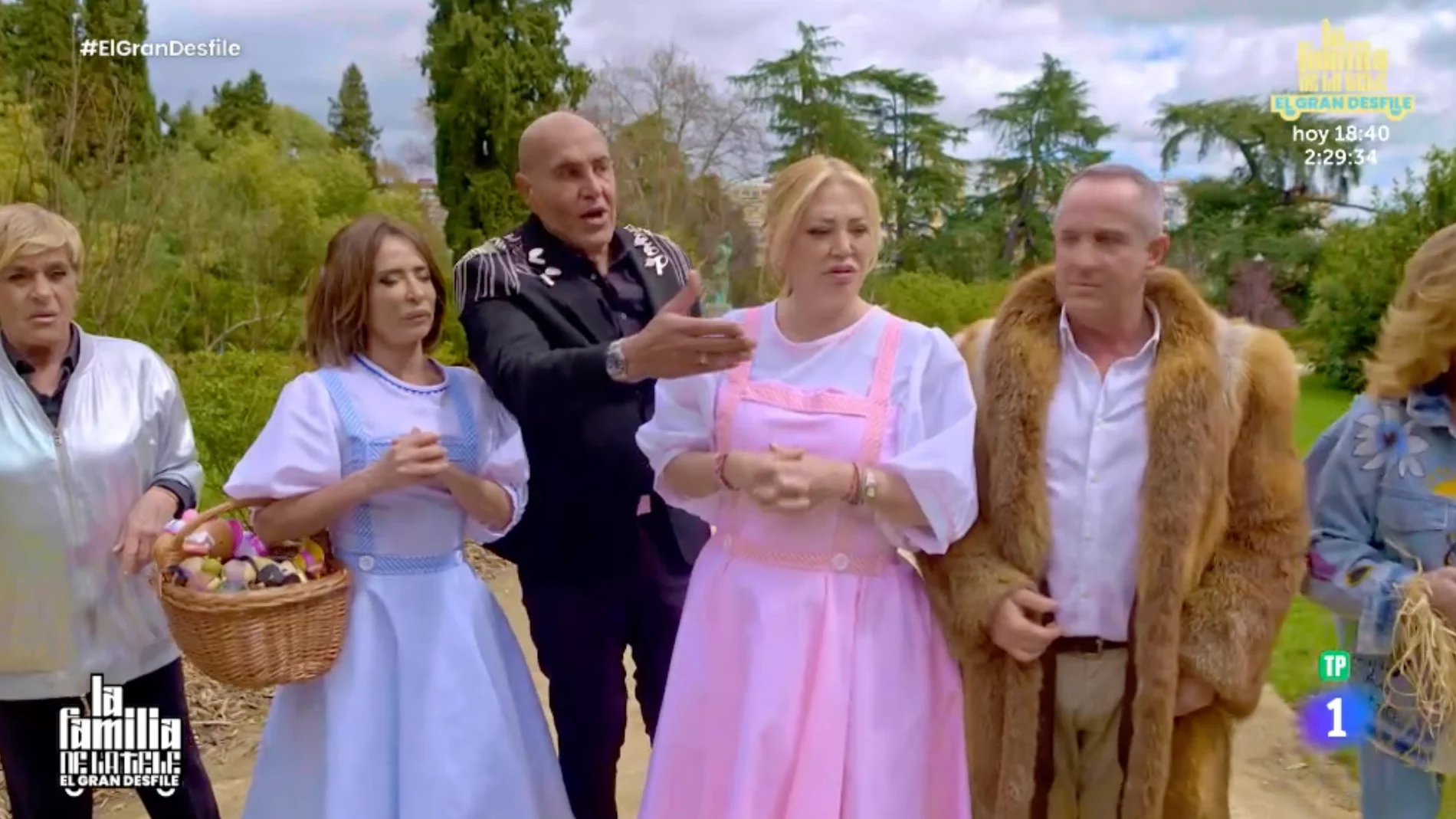 Captura del estreno de 'La familia de la tele'