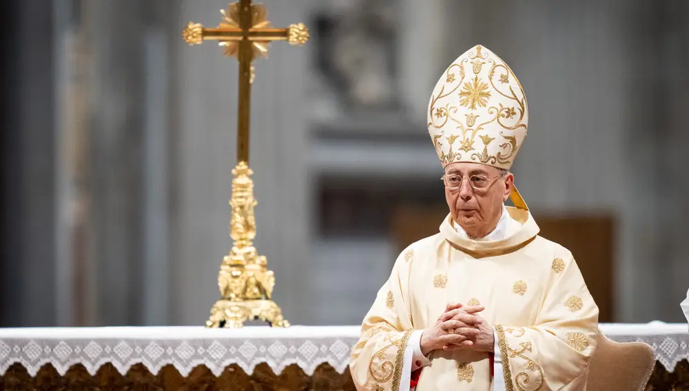 Cardinal Dominique Mamberti leads the Ninth Mass