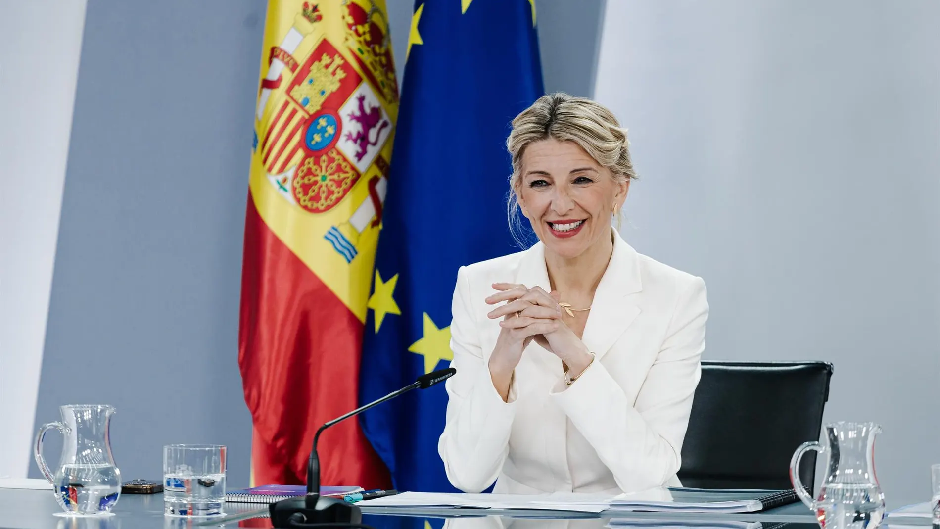 MADRID.-El Gobierno de España da luz verde a la rebaja de jornada, el proyecto 'estrella' de Yolanda Díaz para esta legislatura
