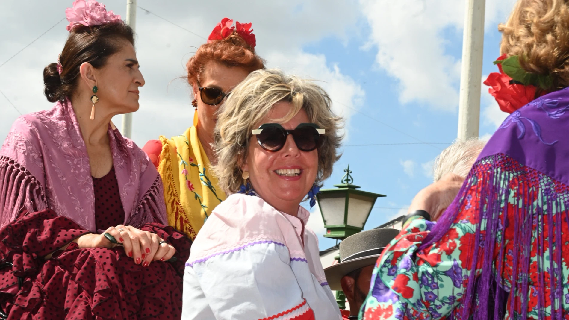 Simoneta Gómez-Acebo disfruta de la Feria de Abril de Sevilla