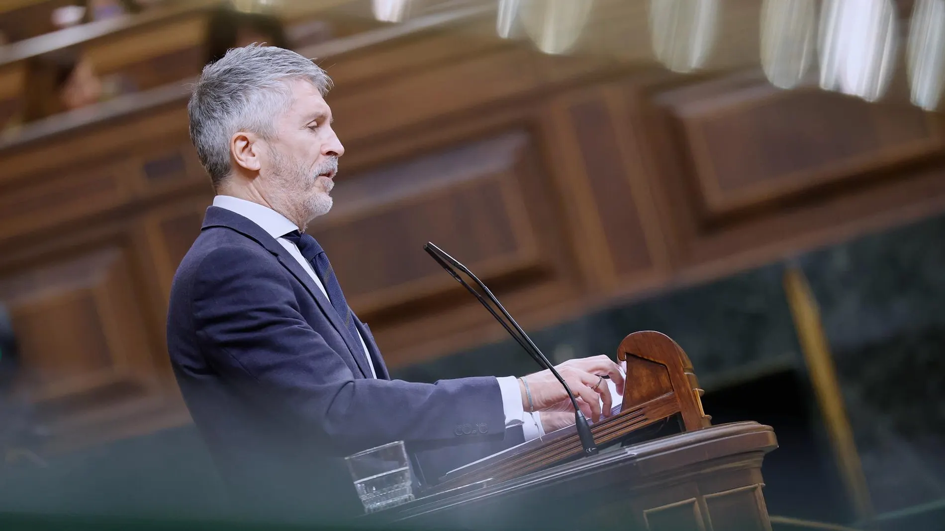 Marlaska comparecerá en el Pleno del Congreso el 21 de mayo para rendir cuentas por los contratos con Israel