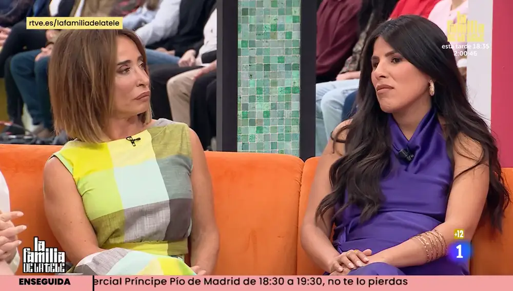 María Patiño e Isa Pantoja en "La familia de la tele"