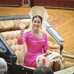 Carolina Marín como madrina de los enganches. 