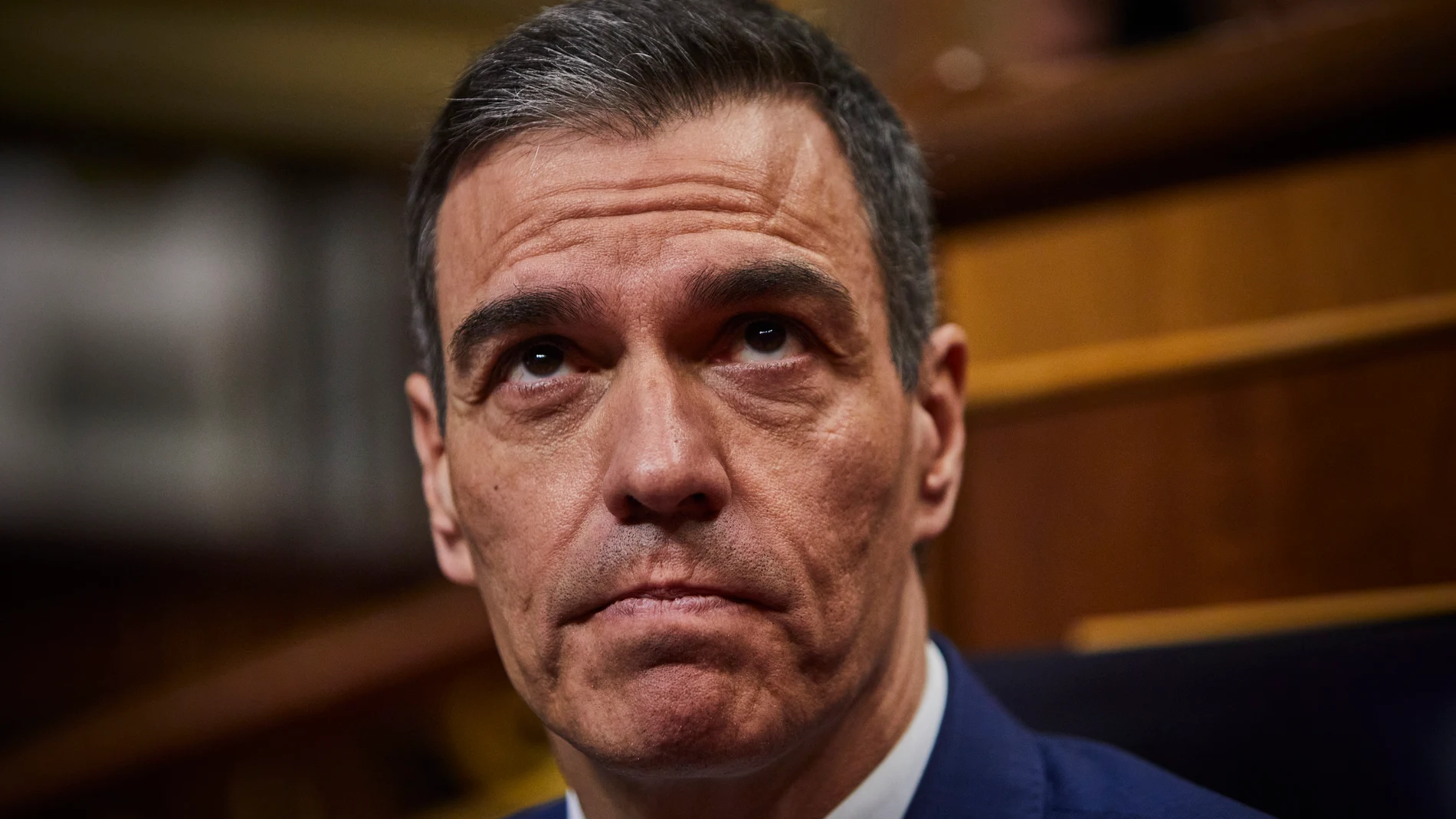 Comparecencia del presidente del Gobierno, Pedro Sánchez para informar sobre las medidas que el Ejecutivo va a adoptar para responder a las nuevas necesidades de seguridad y defensa de la Unión Europea y para informar de la acción del Gobierno ante la crisis energética que tuvo lugar el día 28 de abril Asisten al pleno Alberto Nuñez Feijoo, María Jesús Montero, José Manuel Albares, Félix Bolaños, Fernando Grande-Marlaska, Carlos Cuerpo, Sara Aagesen Muñoz y Óscar Puente Santiago. © Alberto R....
