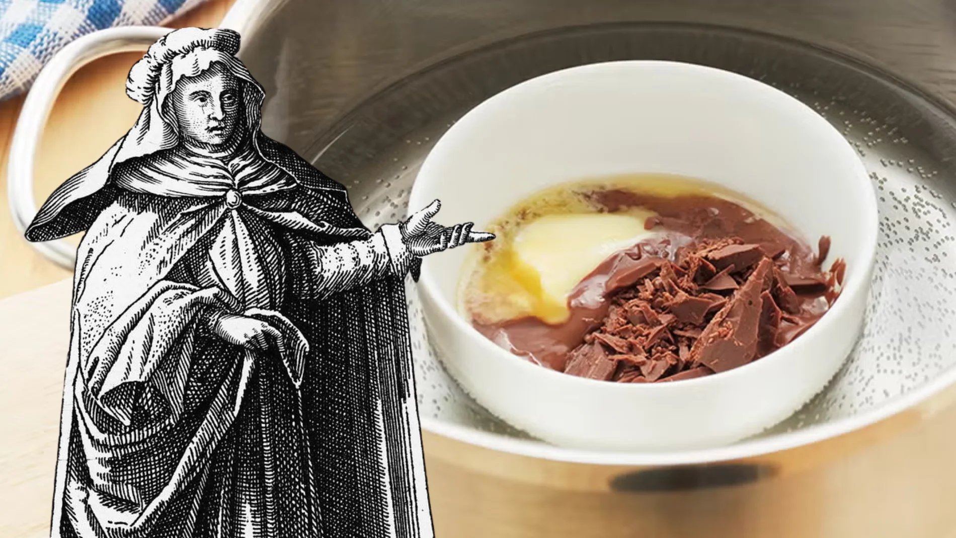 ¿Quién es María de la expresión "al baño María?